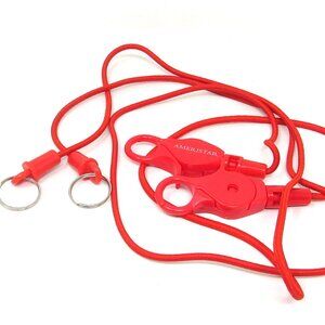 Share 2 Ameristar Casino Lanyard Elastic Cord Black Hawk CO Red Player Card Hold